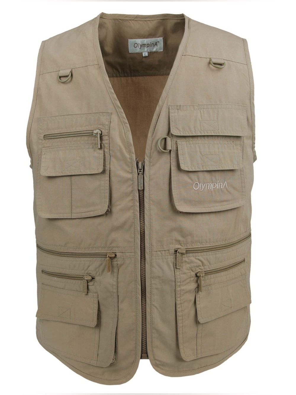 Men's Utility Field Vest - Khaki 5XL